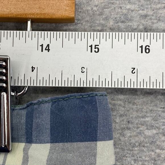 Tommy Hilfiger Shorts Mens 29 Blue Green Plaid Slash Pockets - Picture 6 of 10